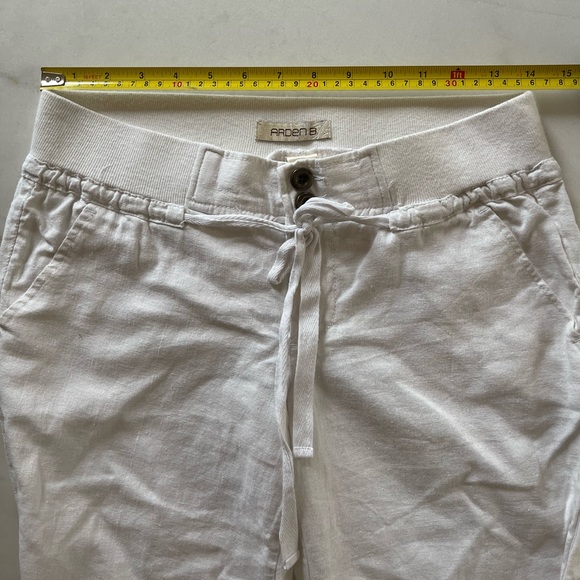 Arden B White Linen Pants - Picture 4 of 7